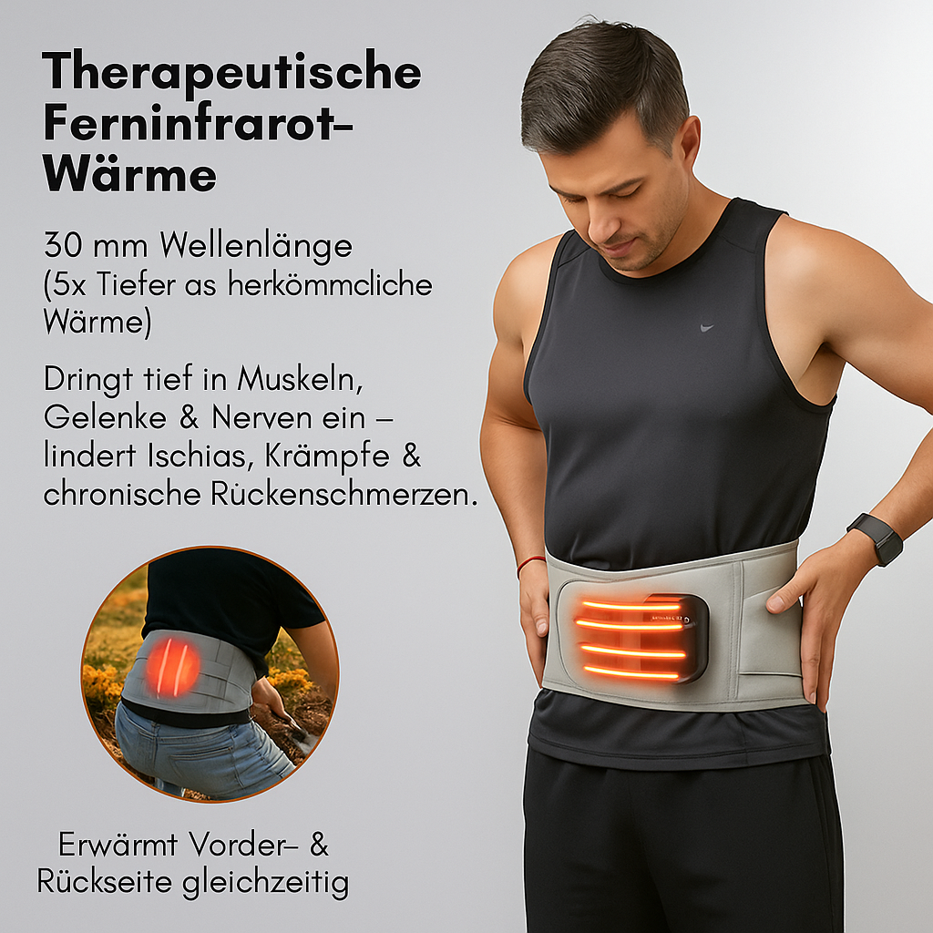 Lendewerk™ 4-in-1 Therapie-Gürtel für Rückenentlastung